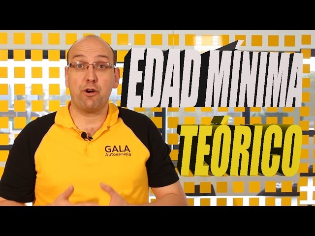 a que edad se puede sacar el teorico del coche