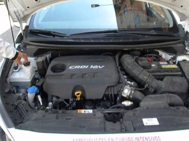 autoescuela examen partes del capo de un coche