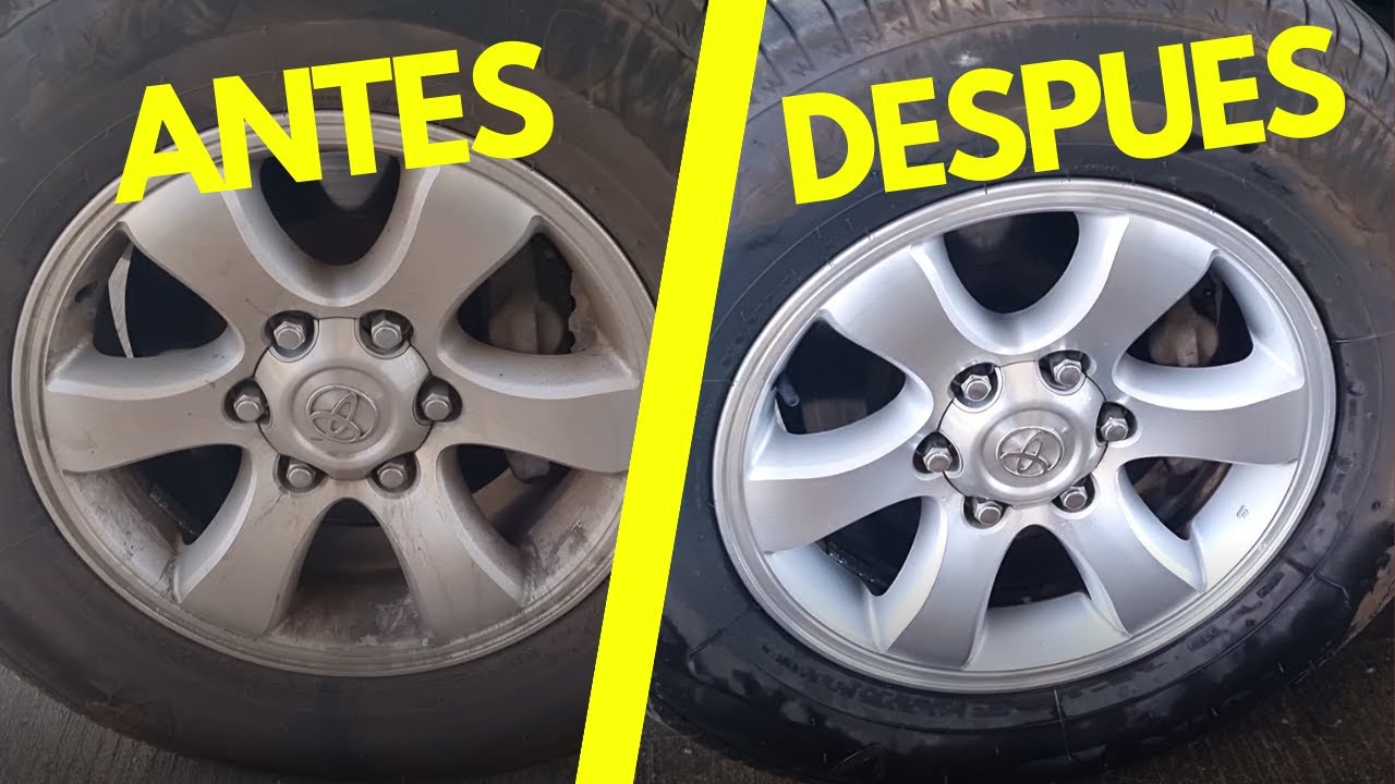 cómo limpiar las llantas del coche
