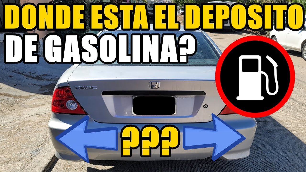 como saber donde esta el deposito de gasolina