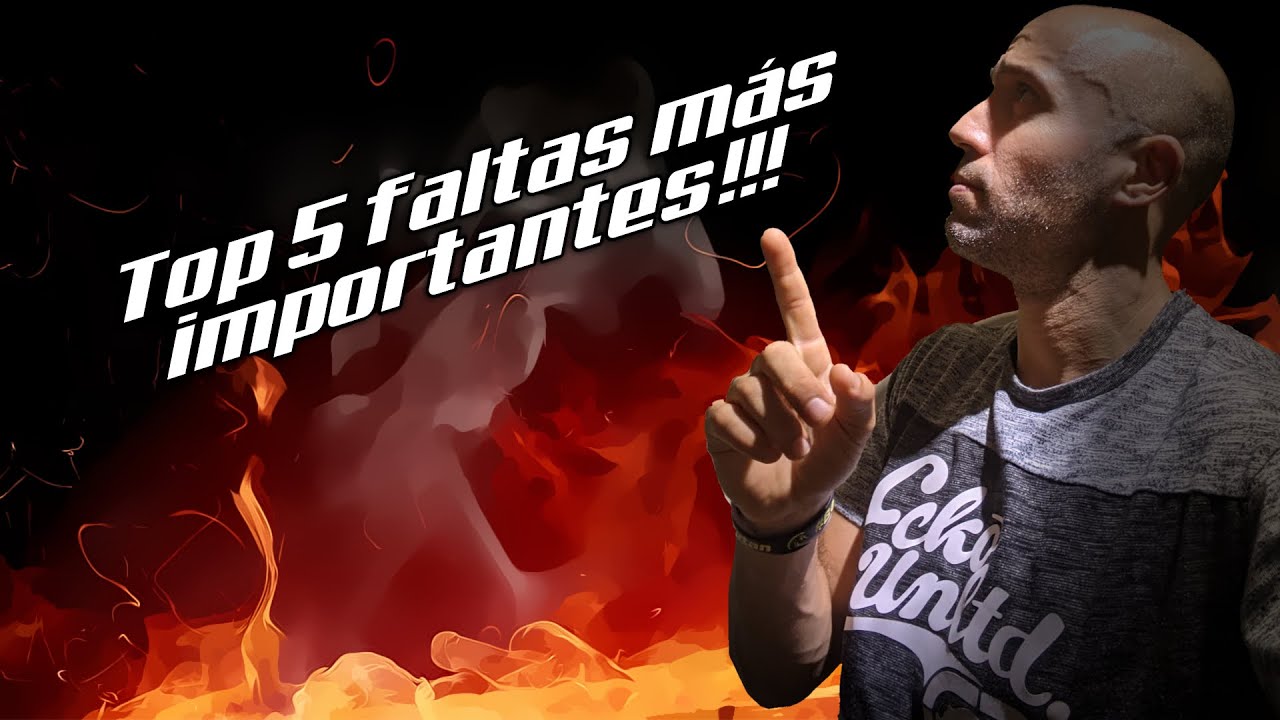 cuales son las faltas eliminatorias del examen practico