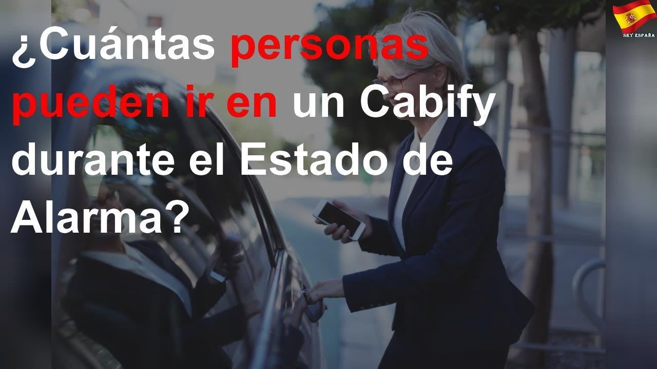 cuantas personas pueden ir en un cabify