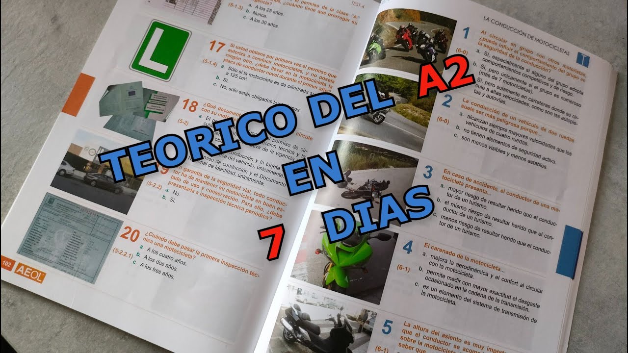 cuanto dura el teorico del a2