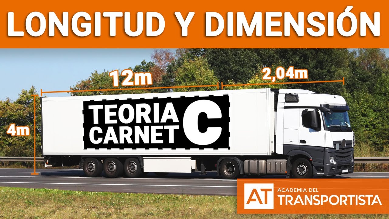 cuanto mide un camion de ancho