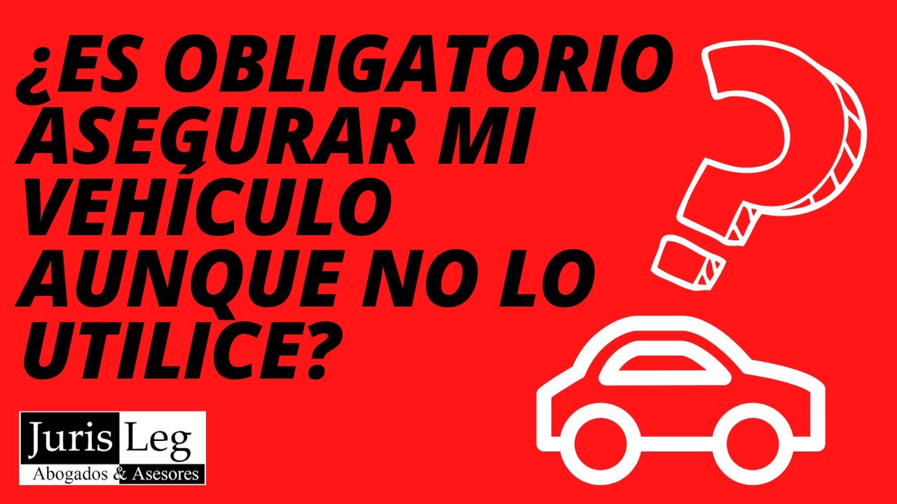 es obligatorio llevar seguro en el coche