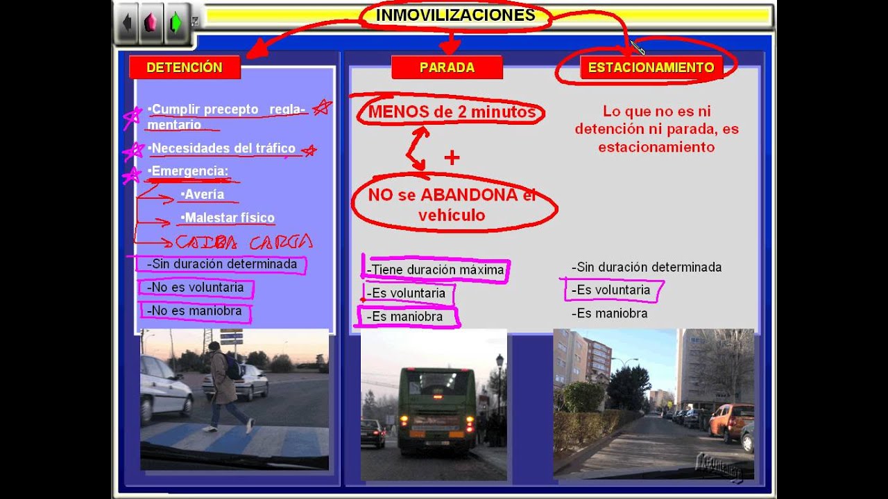 la inmovilización para cumplir algún precepto reglamentario se considera...