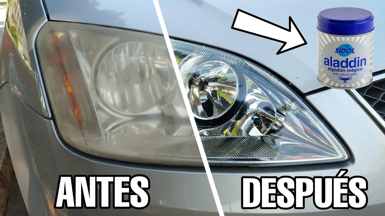 liquido para limpiar faros de coche