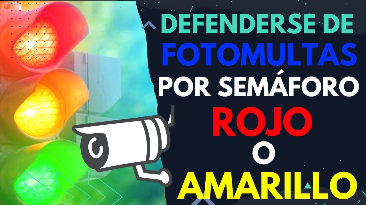 multa por saltarse un semáforo en ámbar