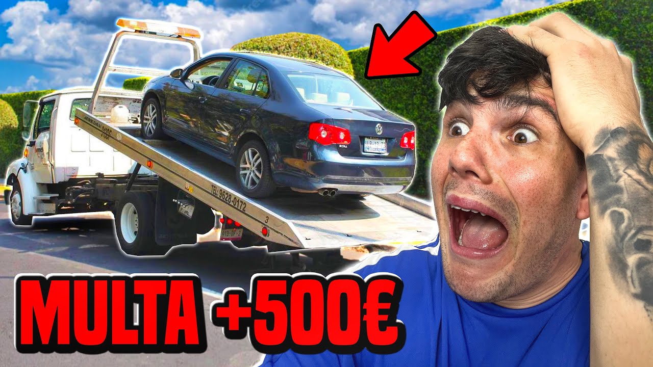multa si se lleva el coche la grúa