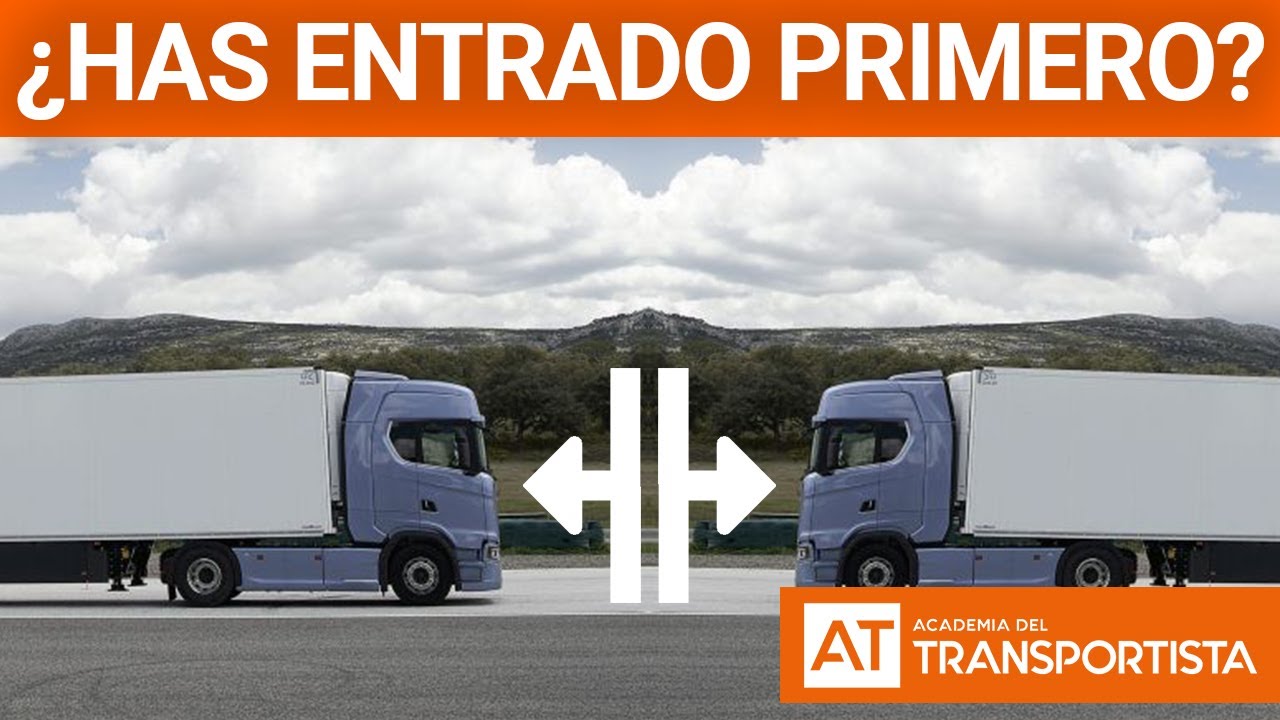 orden de prioridad en un estrechamiento sin señalizar
