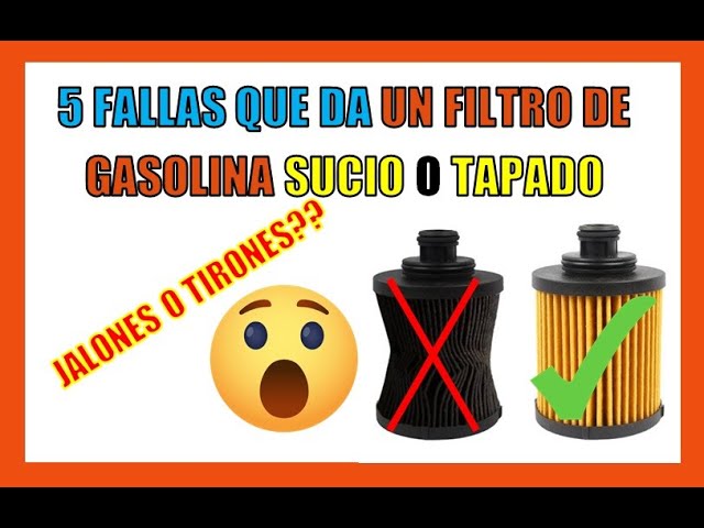 que pasa si el filtro de gasoil esta sucio