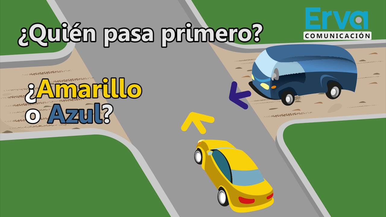 quien tiene prioridad en una interseccion