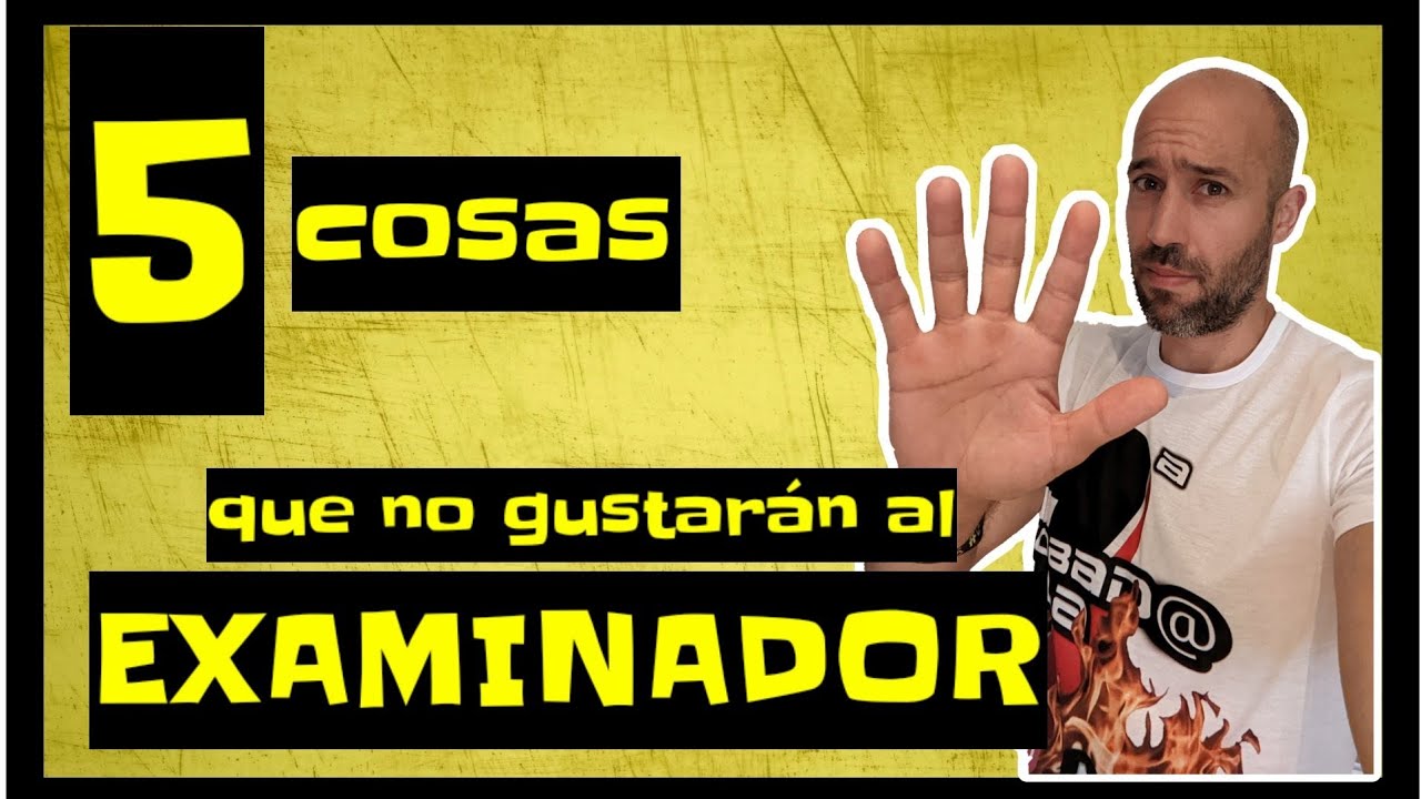 se puede reclamar un examen practico de conducir