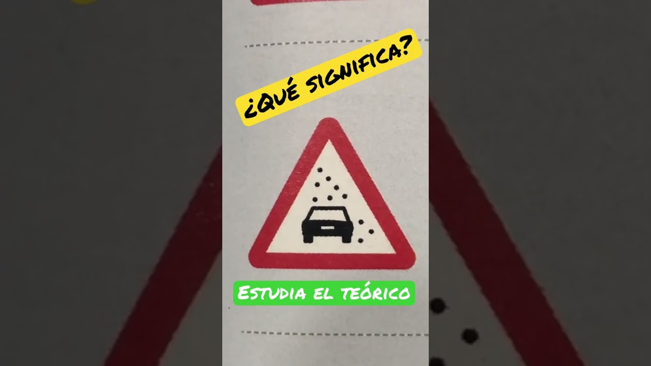 señal peligro por perdida de visibilidad