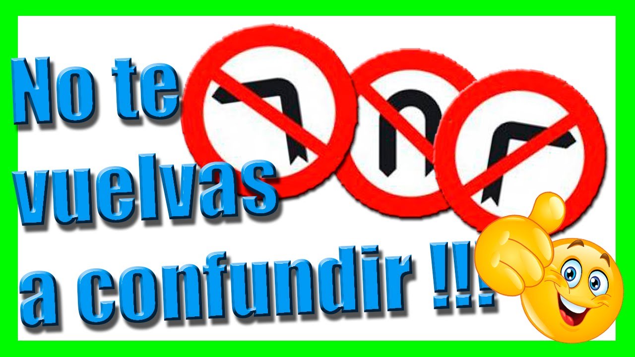 señal prohibido girar a la izquierda