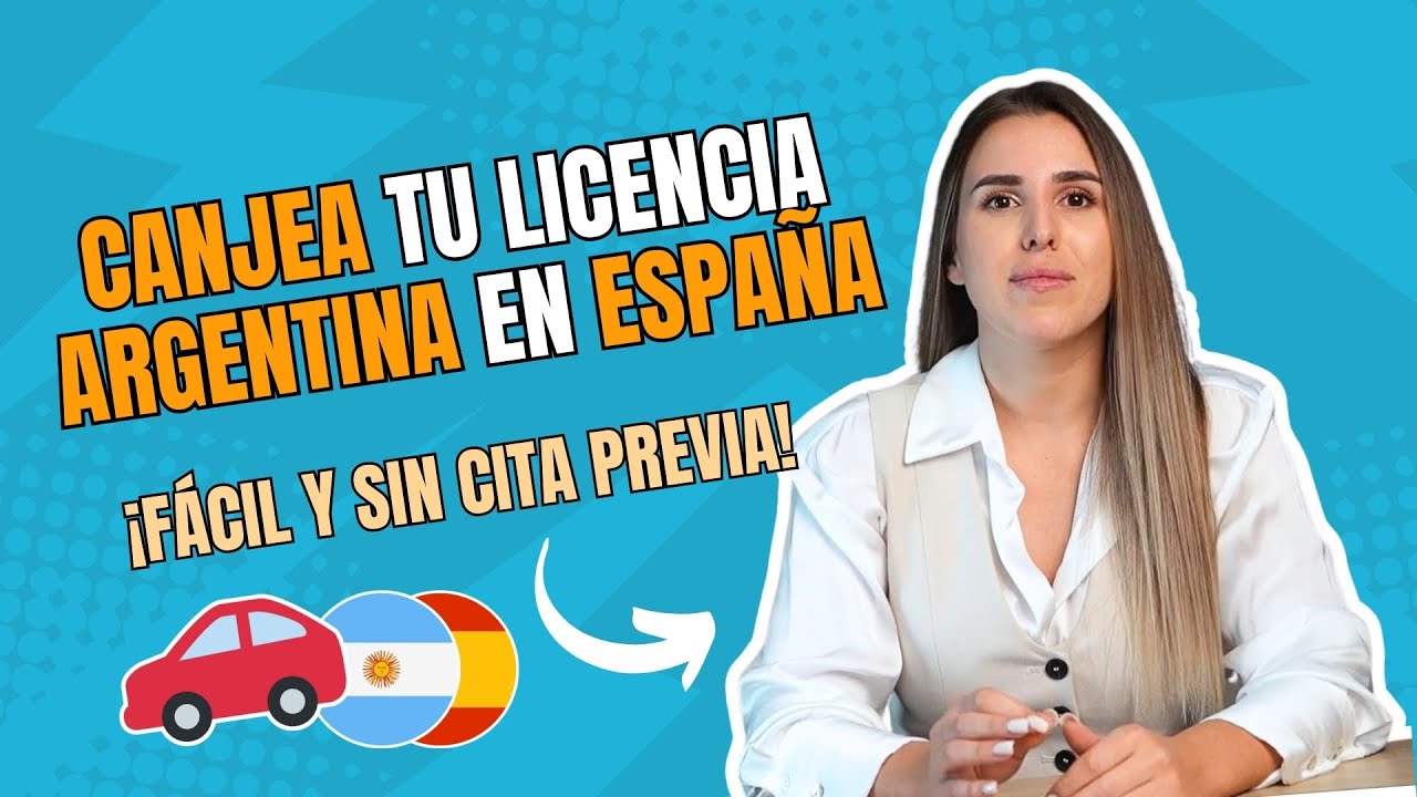 canje licencia de conducir argentina en españa