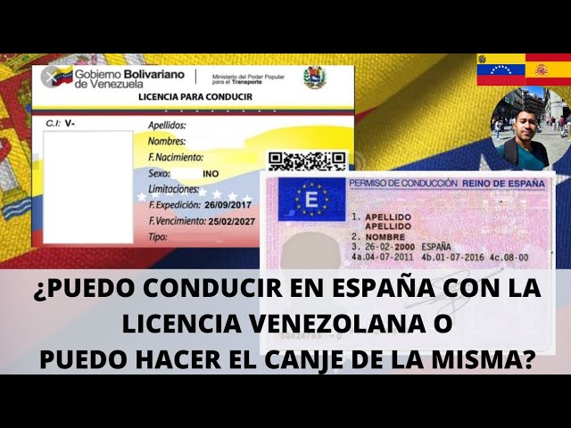 canjes de licencias venezolanas en españa