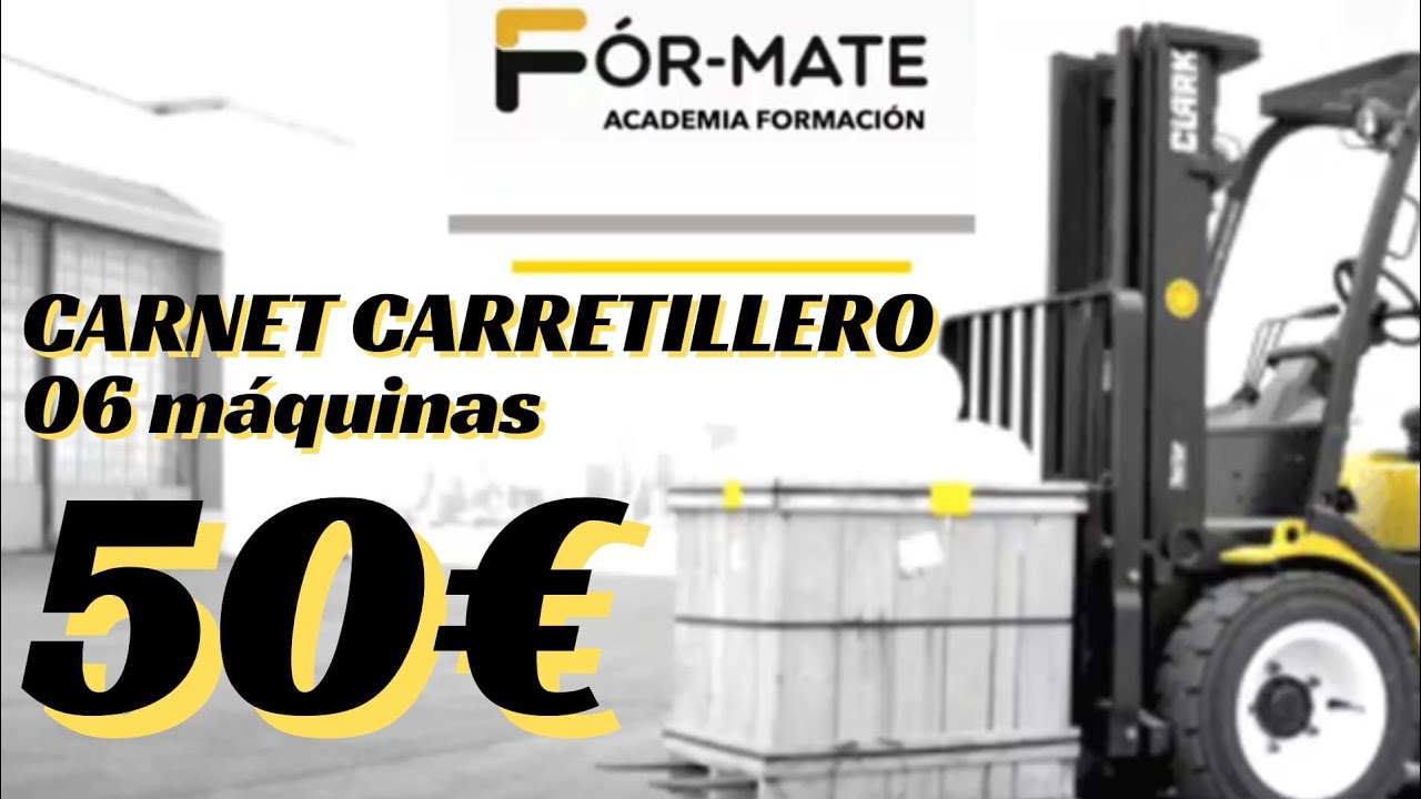 carnet de carretillero online es válido