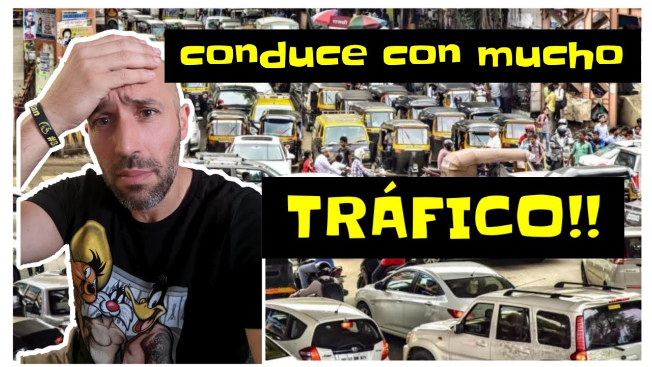 circular por una vía con mucho tráfico