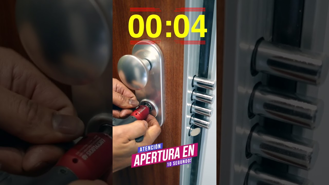 como abrir una puerta de seguridad