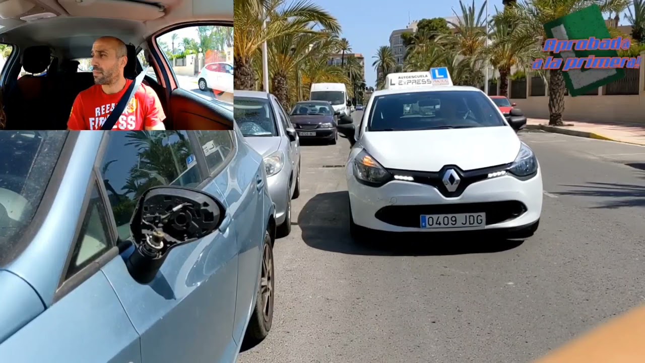 como aparcar en línea a la primera