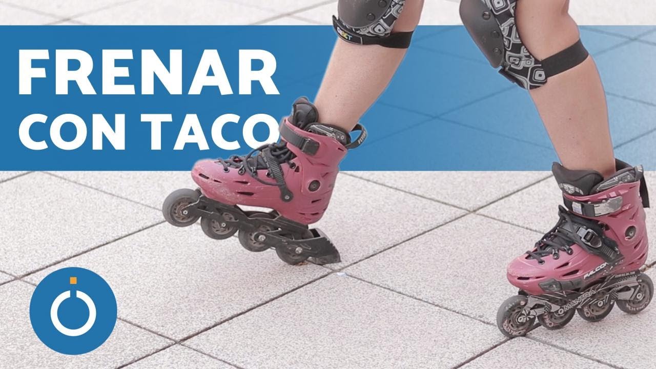 como frenar en patines en linea