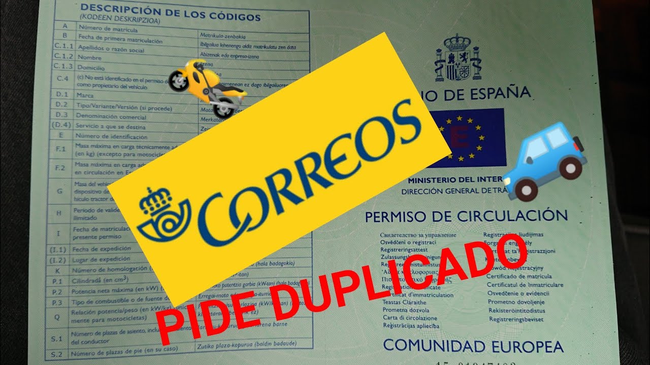 como pedir una copia del permiso de circulacion