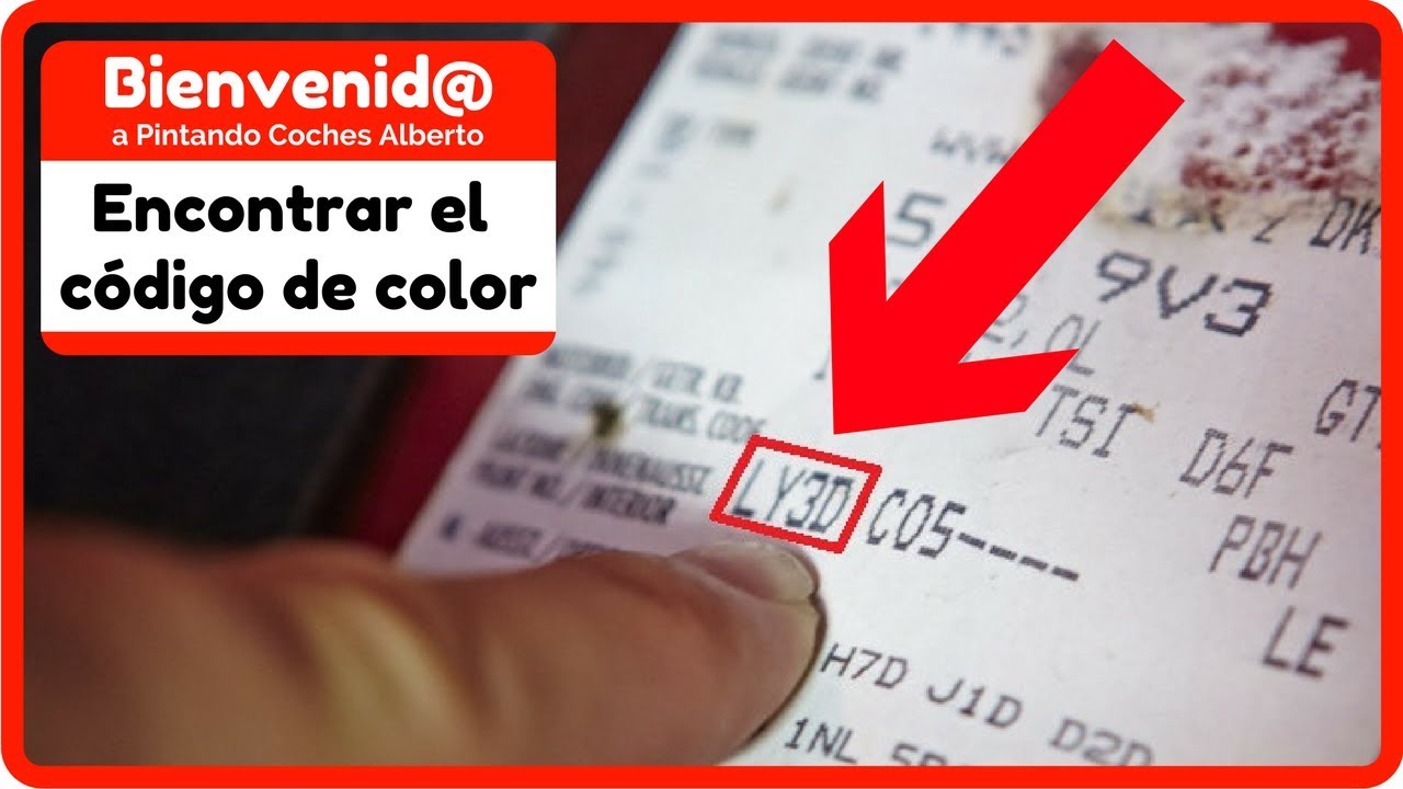 como saber el color de mi coche