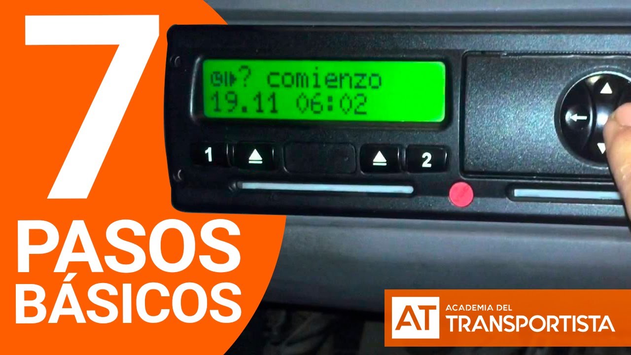 cómo usar el tacógrafo con 2 conductores