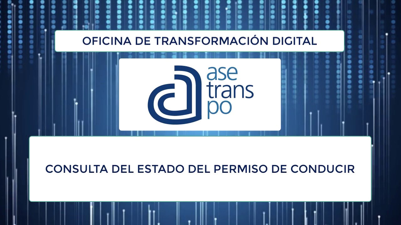 consulta de estado del permiso de conducir