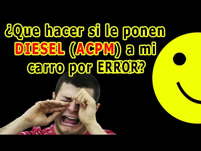 coste error diésel en coche gasolina