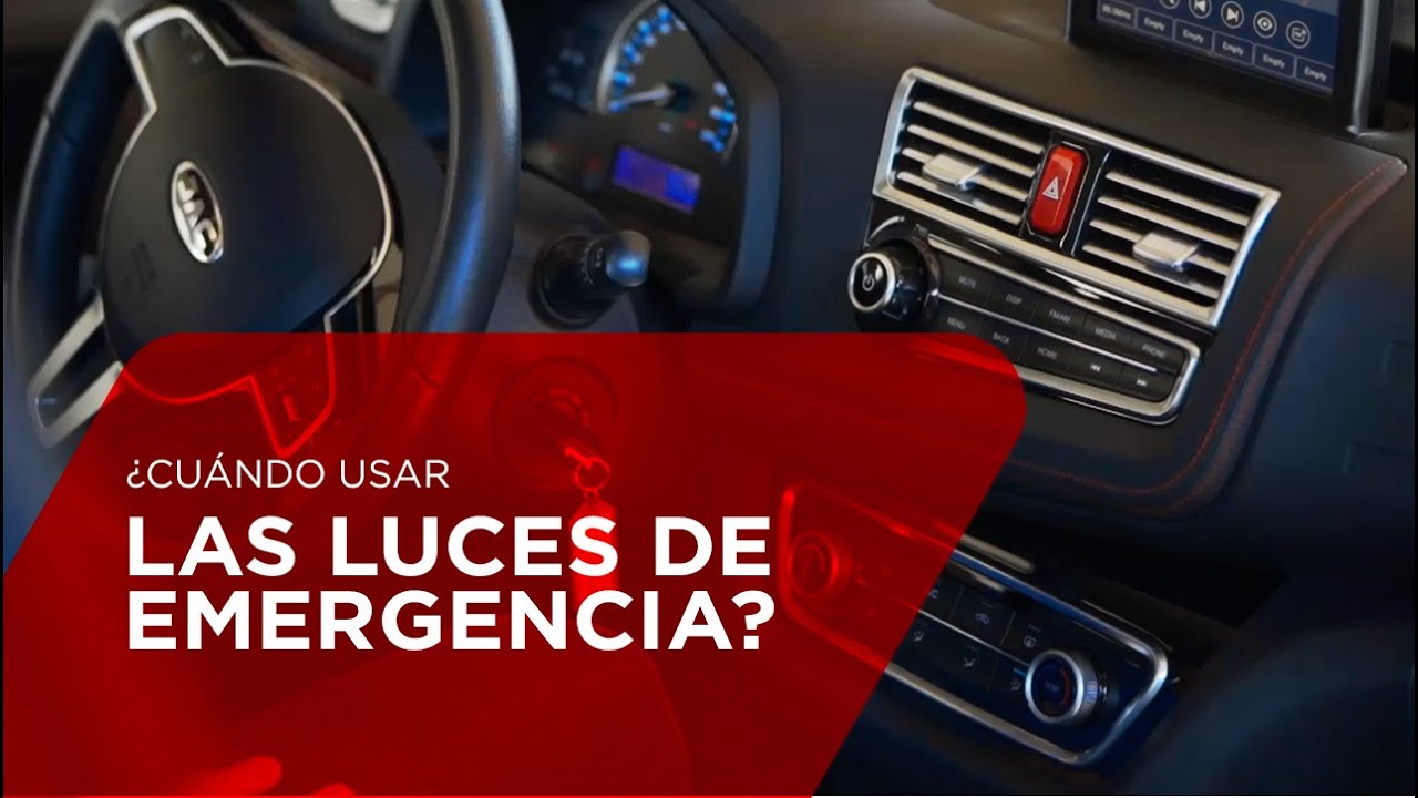 cuales son las luces de emergencia
