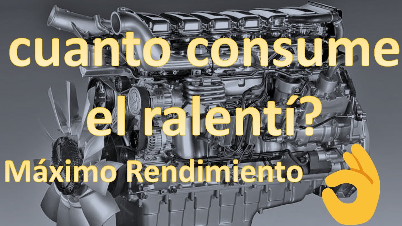 cuanto consume un coche al ralenti