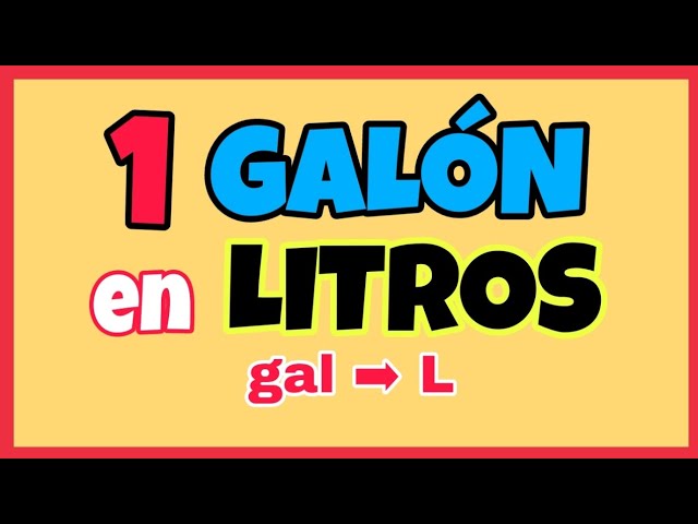 cuántos litros tiene un galón de gasolina