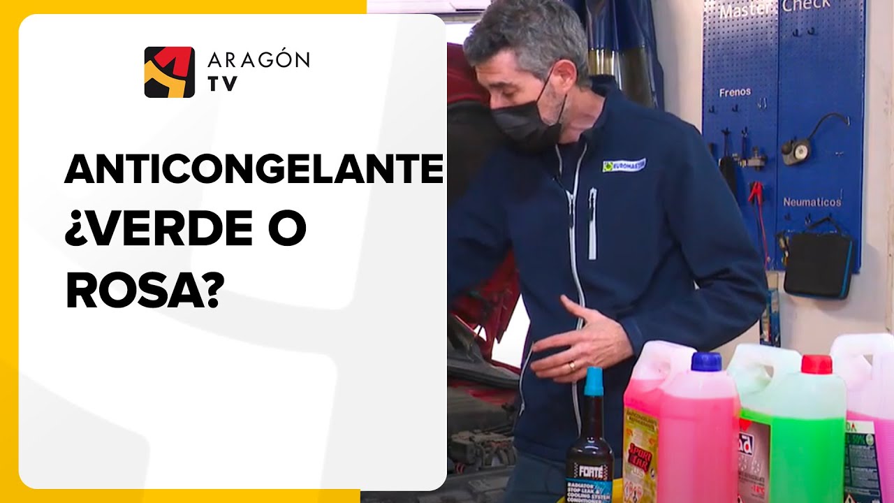 diferencia entre anticongelante verde y rosa