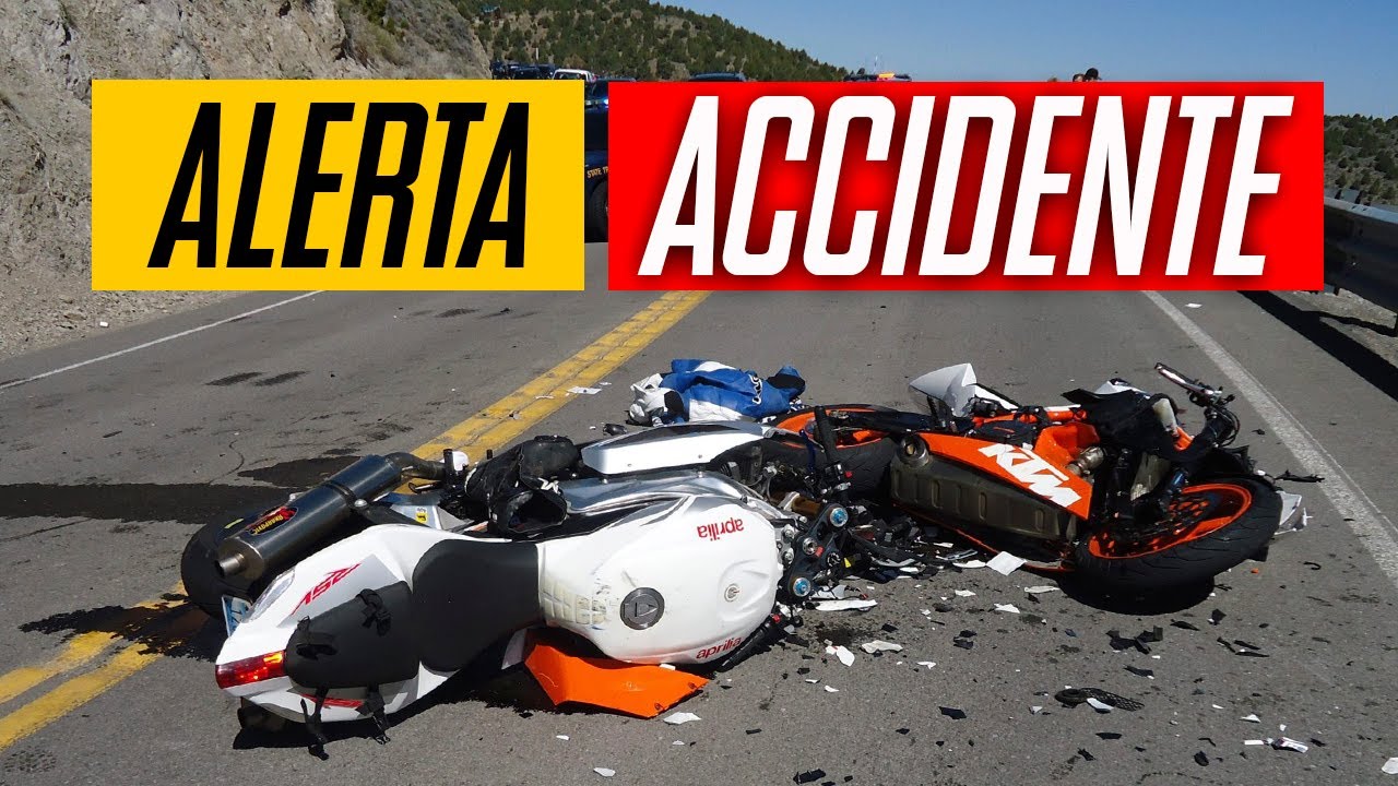 el accidente de motocicleta más frecuente es...