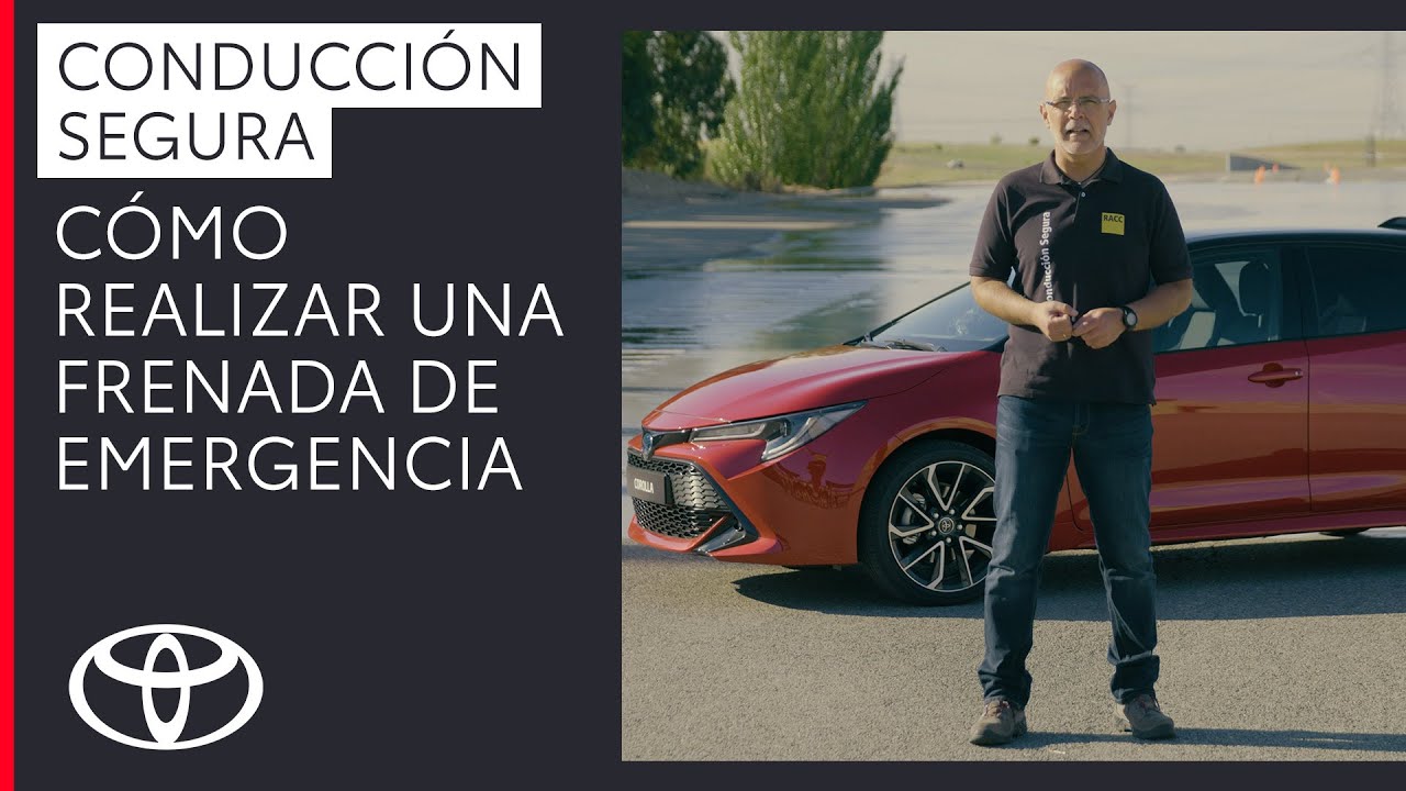 en el caso de una frenada de emergencia...
