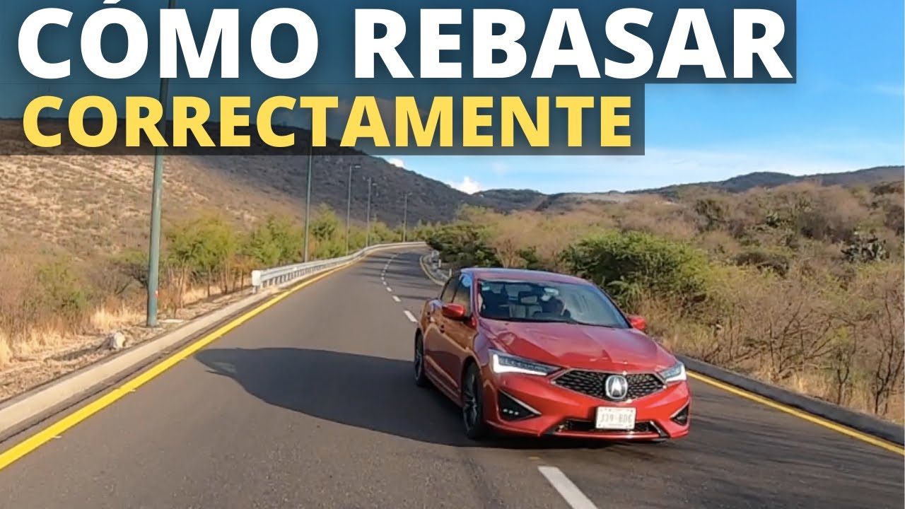 en esta curva puede adelantar al vehículo