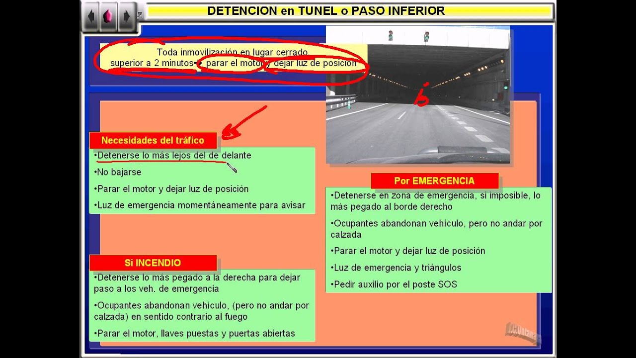 en un tunel se puede hacer una parada