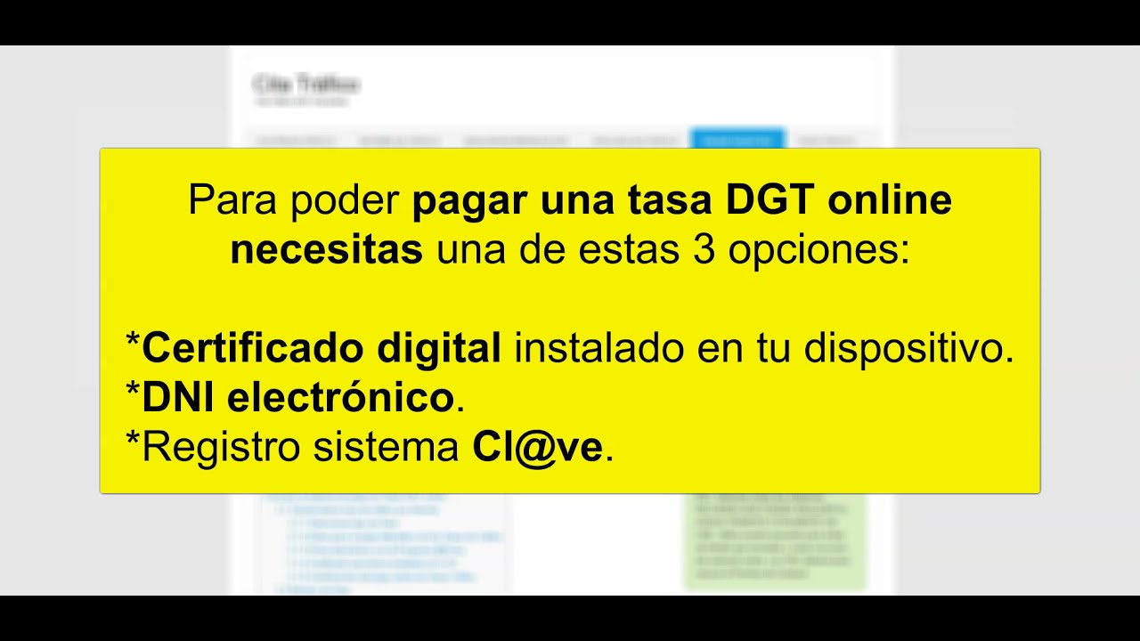 error al comprar la tasa dgt