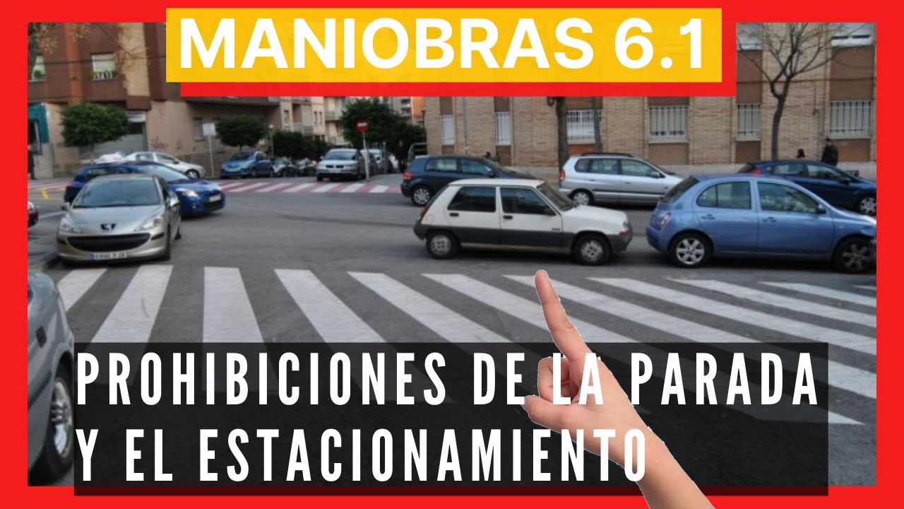 está permitido estacionar en una intersección