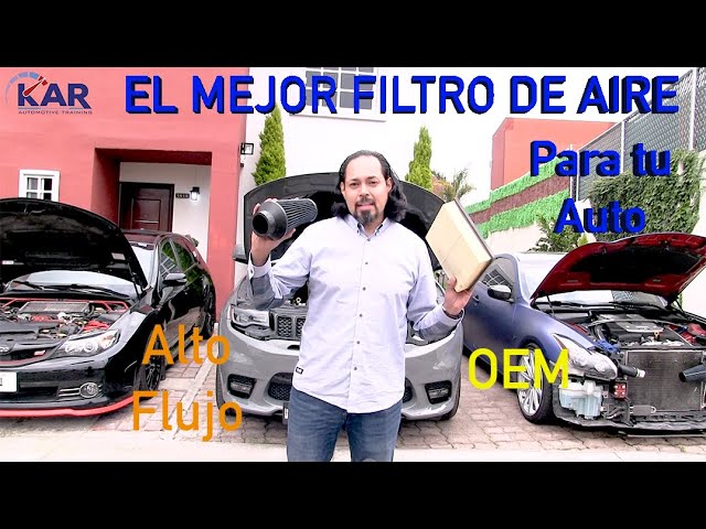 filtro del aire de un coche