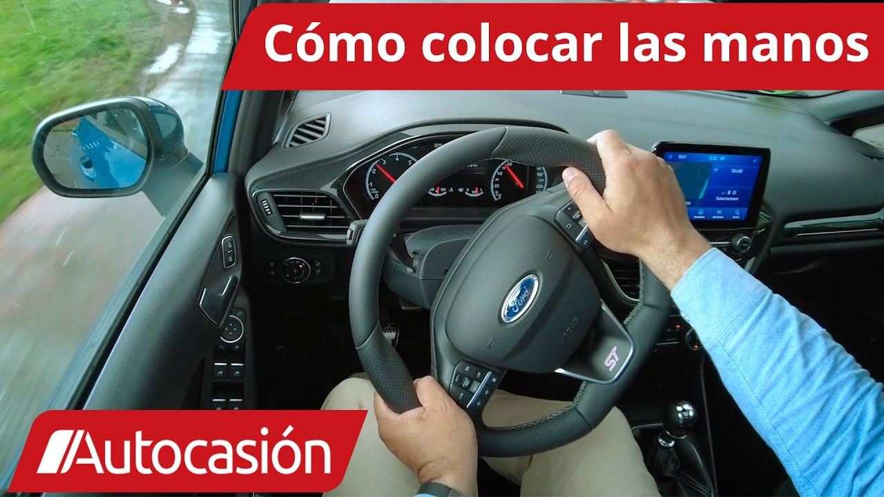 girar a la izquierda con la mano