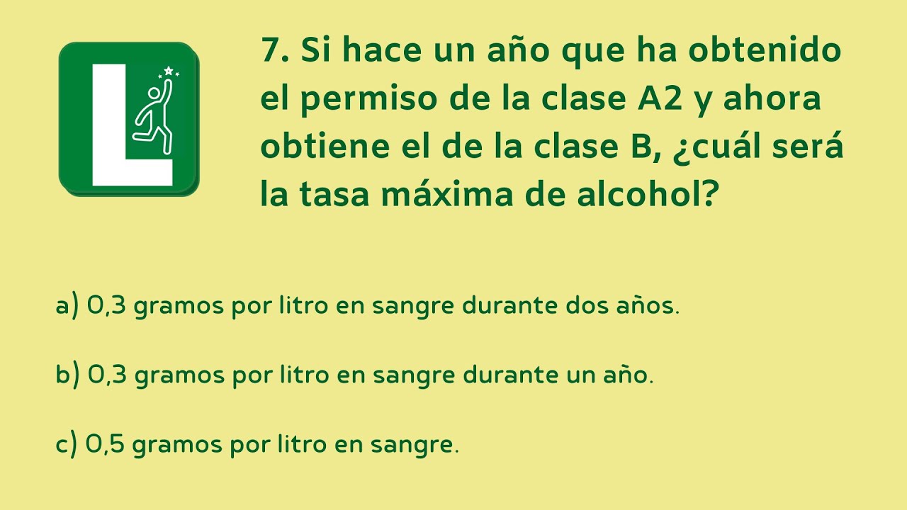 hace un año que ha obtenido el permiso a2