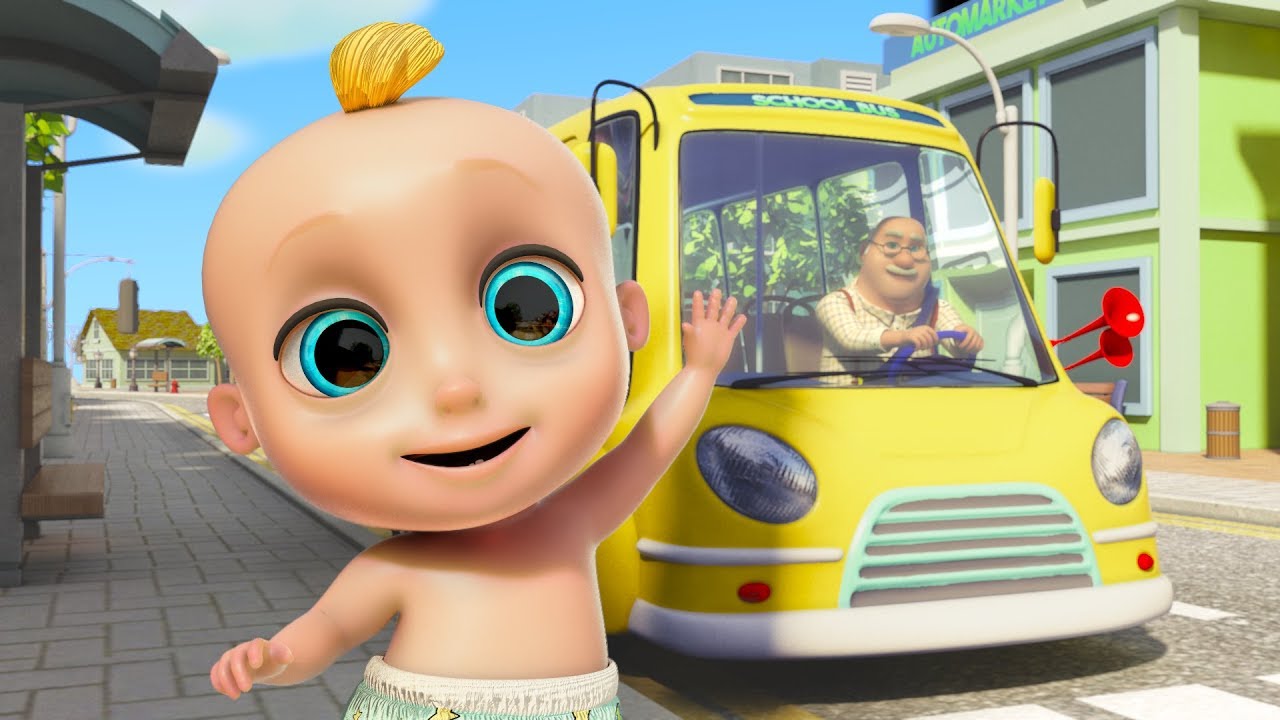 la rueda del autobus girando va