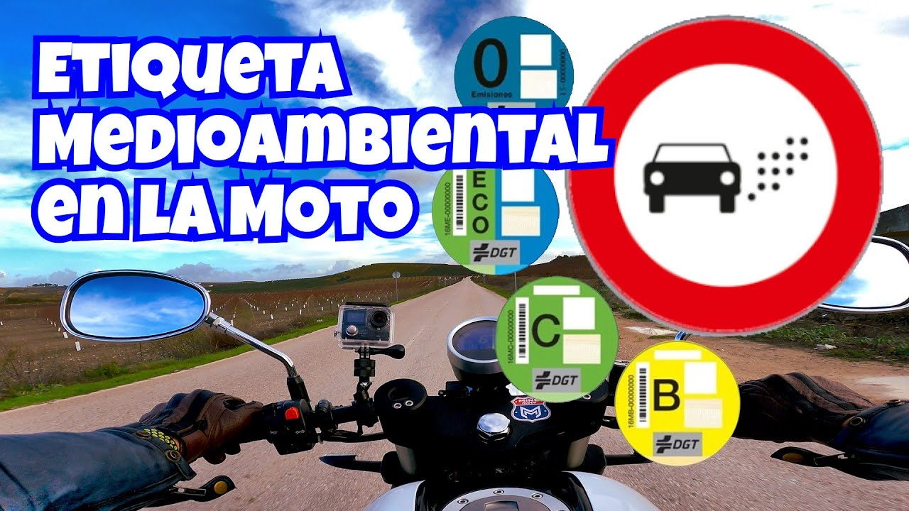 las motos tienen que llevar pegatina medioambiental