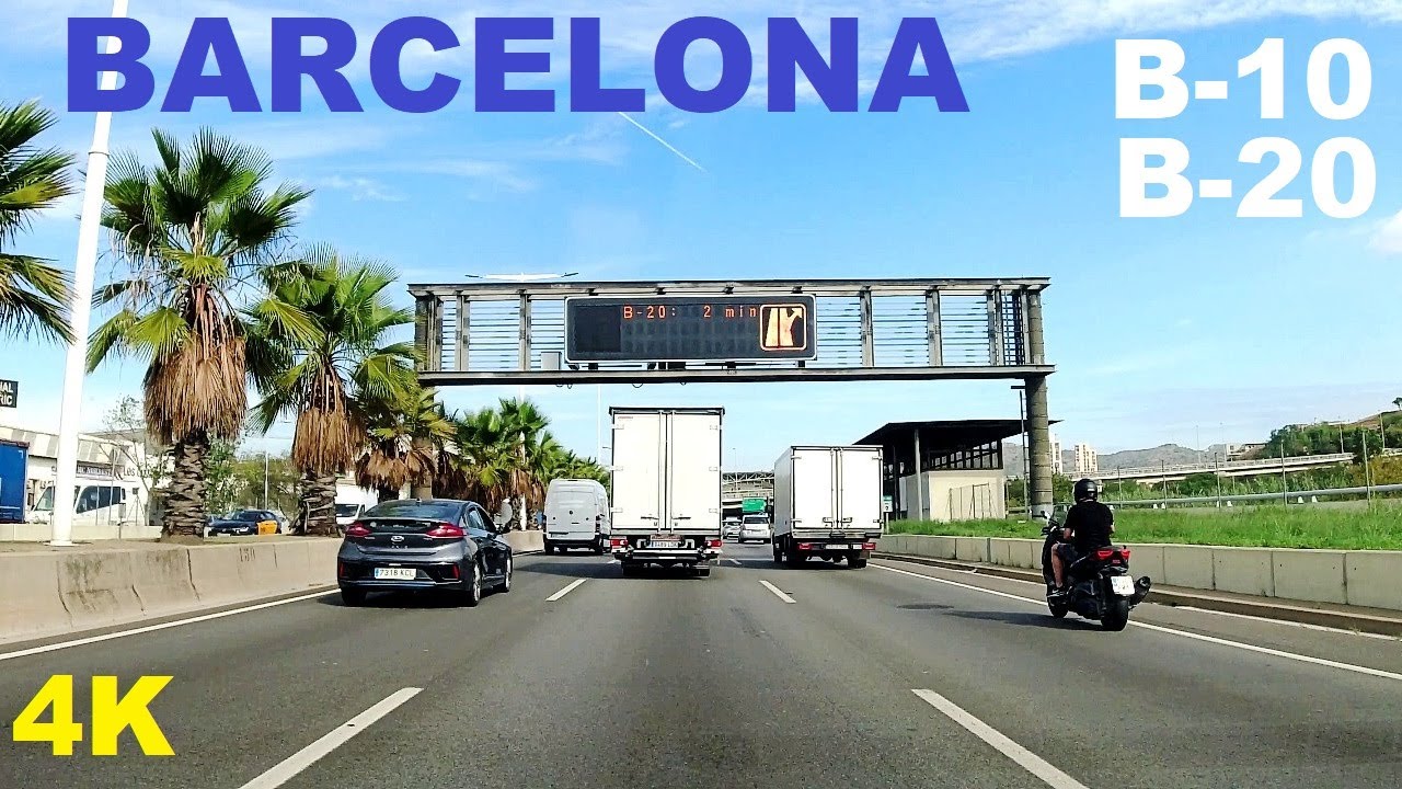 mapa salidas ronda de dalt barcelona