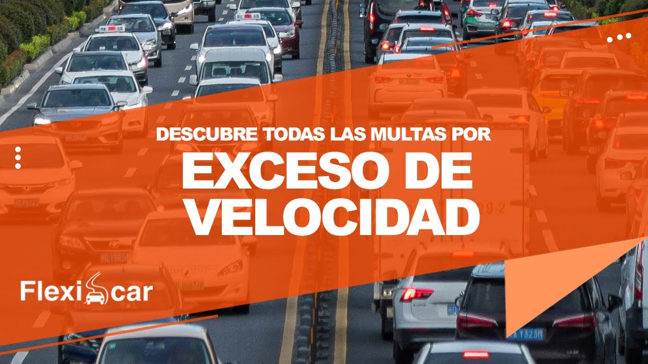 multas por exceso de velocidad tabla