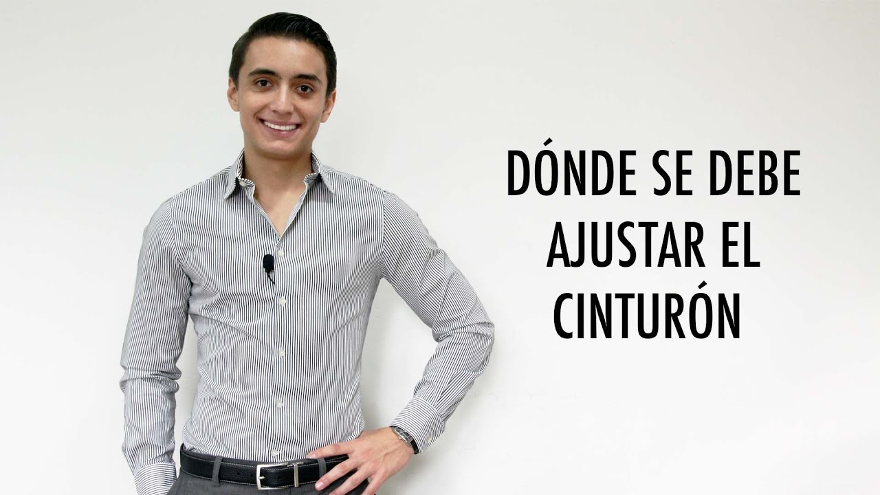 para que lado se pone el cinturón de hombre