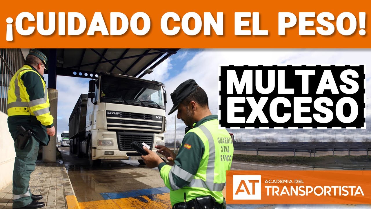 tabla de sanciones por exceso de peso en camiones